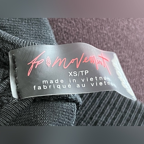 NWT FP Free People Movement Hot Shot Tee Romper Black - Picture 5 of 5